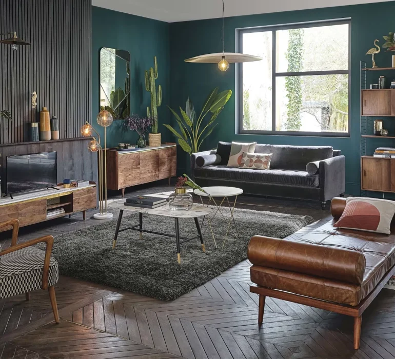modern vintage style interior design