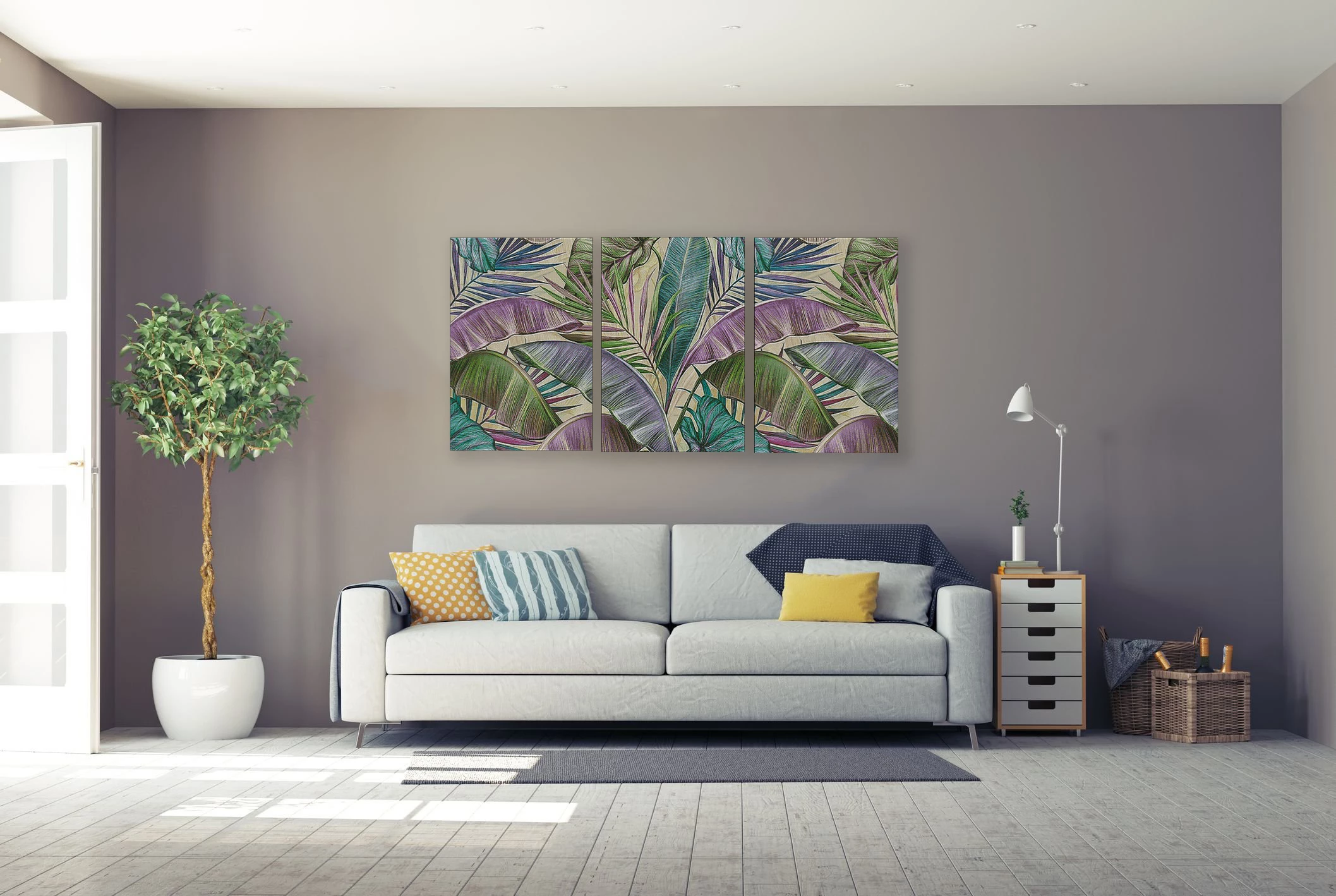 توزيع الأثاث في غرفة المعيشة