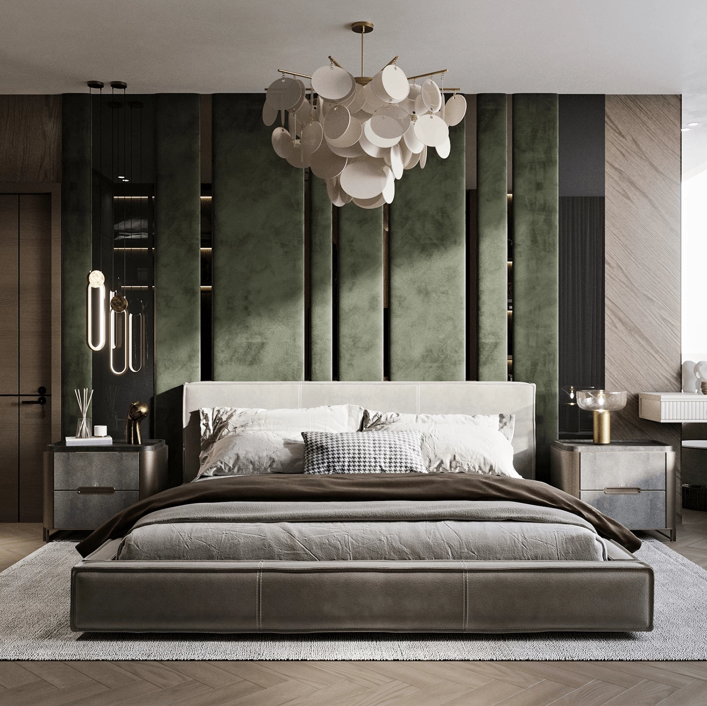 اللون الأخضر في الديكور