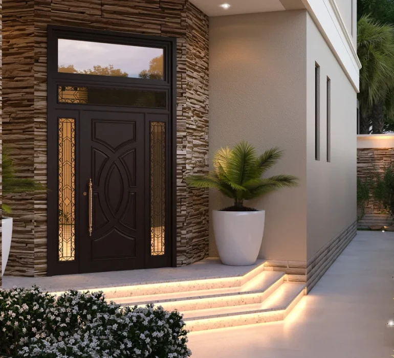 تصميم مدخل الفيلا الداخلي